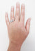 Edwardian Antique Engagement Ring R139PD on a Real Hand