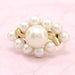 Vintage Mikimoto Pearl Cluster Ring in 14 Karat Yellow Gold