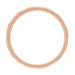 14 Karat Rose Gold Engraved Stars 1960's Mid Century Modern Wedding Band - 5mm Wide