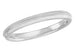 Antique Reissue 1920's Art Deco Knife Edge Single Milgrain Wedding Band in White Gold - 2.5mm Wide