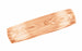 Rose Gold 1930's Art Deco Men's Floral Grooved Wedding Band - 5mm Wide