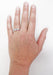 Art Deco 1/2 Carat Diamond Vintage Engagement Ring R643W50 on a Real Live Hand