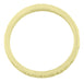 Mid Century Modern Yellow Gold Anchor and Cross Wedding Band - 3mm Wide