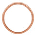 Antique Style Hand Engraved Hawaiian Maile Leaves Wedding Band in 14 Karat Rose Gold - 3mm Wide