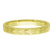 Yellow Gold Vintage Inspired Hand Carved Hawaiian Maile Leaves Wedding Band - 10K, 14K or 18K