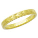 Yellow Gold Vintage Inspired Hand Carved Hawaiian Maile Leaves Wedding Band - 10K, 14K or 18K