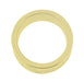 Art Nouveau Vintage Style Sculptural Vine Leaves 8mm Wide Wedding Band in 14 Karat Yellow Gold