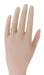 Art Deco Carved Maile Leaves Antique Style Wedding Ring in Yellow Gold