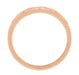 Men's 14K Rose Gold 1950's Jadan Wedding Band with Diamonds
