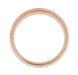 Circles and Chevrons 1950's 14K Rose Gold Retro Engraved Wedding Band - 6mm Wide