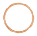 Side of Antique Victorian Wedding Band for a Man in 14K Rose Gold - R885