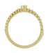 1970's Boho Diamond Twist Ring in 14 Karat Yellow Gold