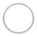 1950's Vintage Design Stackable Thin Wedding Band in 14 Karat White Gold