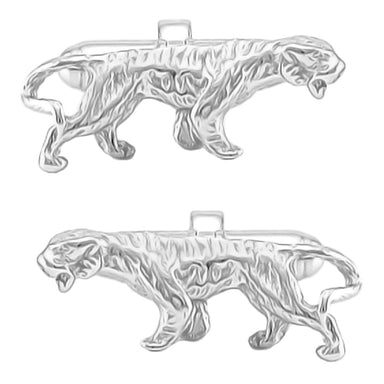 Tiger Cufflinks - Sterling Silver - SCL114