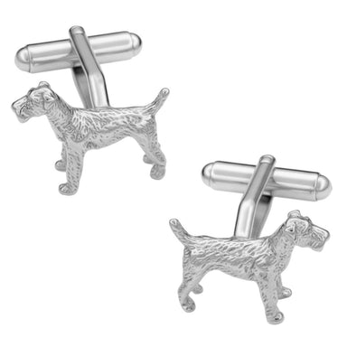 Terrier Cufflinks in Sterling Silver
