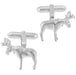 Moose Cufflinks - Solid Silver - SCL183