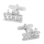 Las Vegas Cufflinks in Sterling Silver