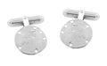 Sand Dollar Cufflinks in Sterling Silver