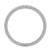 Art Deco Engraved Wheat Eternity Diamond Wedding Band in Platinum