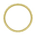 Art Deco Carved Square Flowers Wedding Ring in Yellow Gold - 3.5mm Wide Vintage Reissue Band