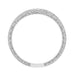 Royal Crown Contoured Platinum and Diamond Companion Wedding Band