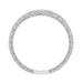 Royal Crown Contoured Platinum and Diamond Companion Wedding Band