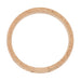 Men's Art Deco Scrolls Engraved Wedding Band in 14 Karat Rose Gold