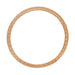 Art Deco Thin Wedding Band in 14 Karat Rose Gold with Wheat Engraving on Three Sides - 2.3mm Wide