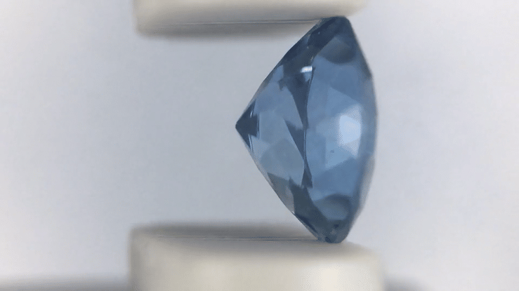 0.56 Carat Round Very Fine Deep Cerulean Blue Aquamarine | 5.9mm Natural Gemstone - Item: AQ003272 - Image: 3