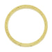 Men's Yellow Gold Art Deco Antique Scrolls Engraved Wedding Band - 10K, 14K or 18K