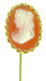 Agate Cameo Antique Stickpin in 14 Karat Gold