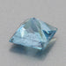 0.59 Carat Natural Princess Cut Deep Cerulean Blue Fine Aquamarine Gemstone | 5mm Square