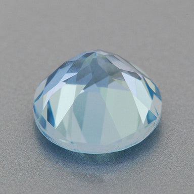 1.27 Carat Natural Fine Loose Powder Blue Aquamarine | 7.2mm Round Gemstone - alternate view