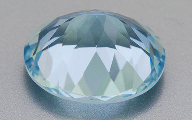 5.19 Carat Brilliant Natural Celeste Blue Oval Aquamarine | 12 x 10mm - alternate view