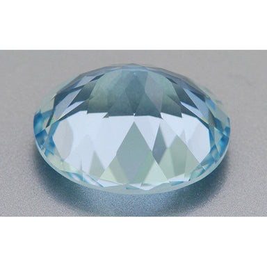5.19 Carat Brilliant Natural Celeste Blue Oval Aquamarine | 12 x 10mm - alternate view