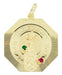Aruba Pineapple Charm Pendant in 14 Karat Gold