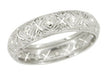 Vintage Art Deco Volunton Eternity Diamond Band - Platinum Size 6