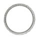 Art Deco Diamond Straightline Vintage Engraved Diamond Wedding Band in Platinum - Size 9