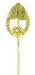 Vintage Black Hills Gold Leaves Stickpin in Green and Yellow 10K Gold