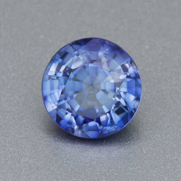 7mm Brilliant Round Periwinkle Blue Lab Grown Sapphire | Rare Montana Yogo Color | 1.80 Carat Premium AAAA Quality Loose Stone