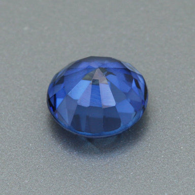 1.23 Carat Brilliant Royal Blue Lab Created Sapphire Loose Round 6.1mm | Premium AAAA Quality - alternate view