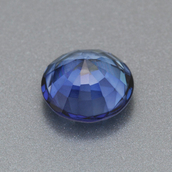 7mm Brilliant Round Periwinkle Blue Lab Grown Sapphire | Rare Montana Yogo Color | 1.80 Carat Premium AAAA Quality Loose Stone - Item: SBSYN003355 - Image: 2