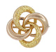 Antique Victorian Algerian Love Knot Brooch in 10 Karat Gold