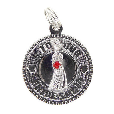 1960's Vintage Bridesmaid Charm in Sterling Silver