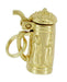 Movable Enchanting Beer Stein Charm in 14 Karat Gold