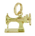 Vintage Movable Sewing Machine Charm in 14K Yellow Gold