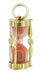 14K Gold Vintage Hourglass Charm