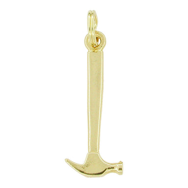 Classic Hammer Charm in 14K Yellow Gold