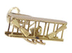 Double Engine Biplane Charm in 14 Karat Gold
