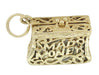 Mad Money Purse Movable Charm in 14 Karat Yellow Gold